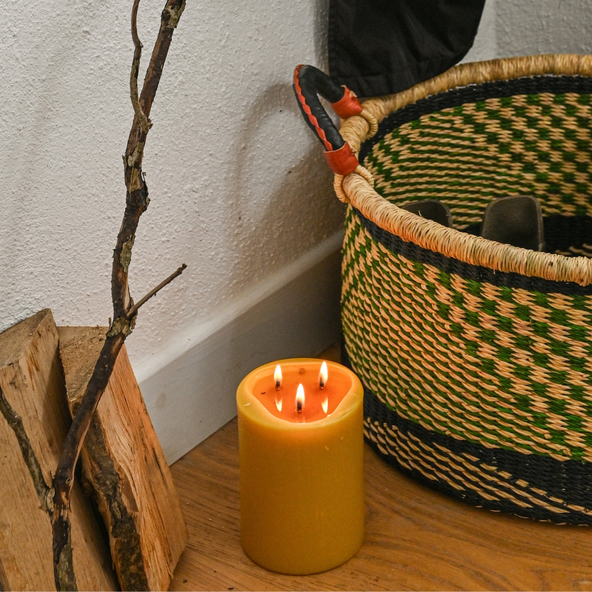 Beeswax Pillar Candles