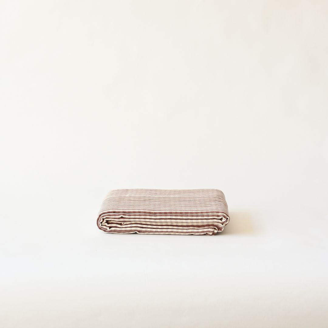 Handwoven Cotton Chequered Tablecloth