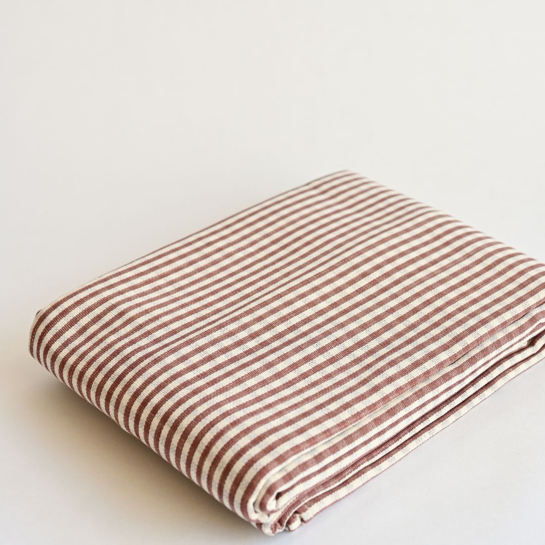 Handwoven Cotton Chequered Tablecloth