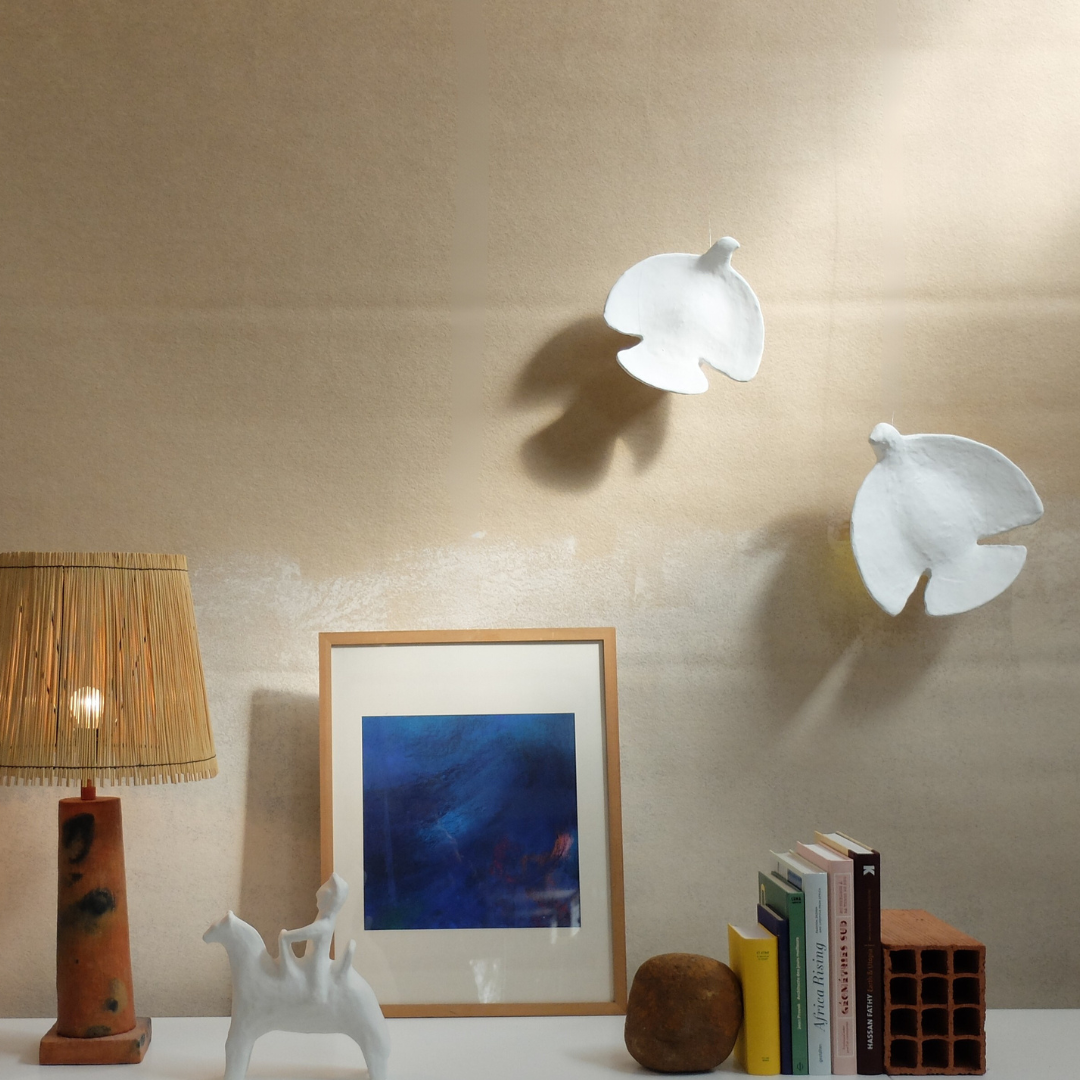 Ceramic Dove Lighting Sconce/Wall Decoration