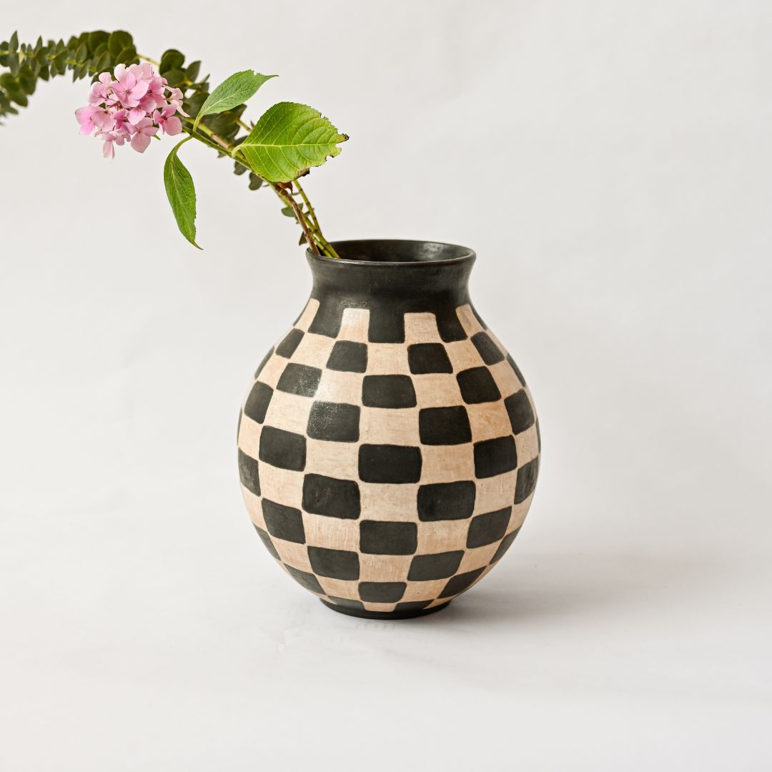 Chequered Vase