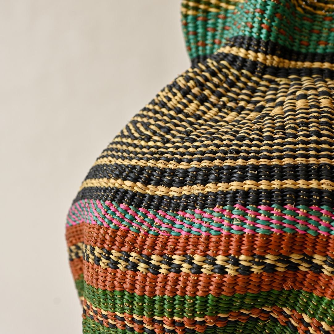 Yoomelingah Sculpture Basket - Handwoven In Ghana