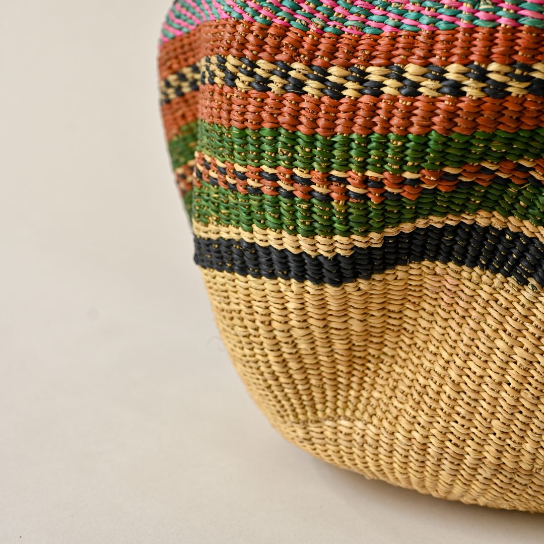 Yoomelingah Sculpture Basket - Handwoven In Ghana