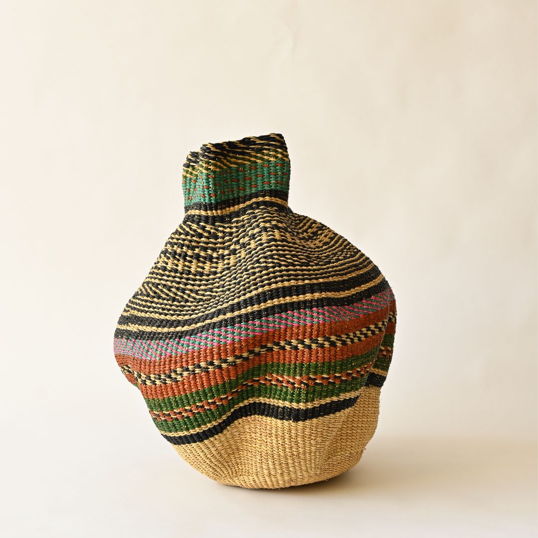 Yoomelingah Sculpture Basket - Handwoven In Ghana
