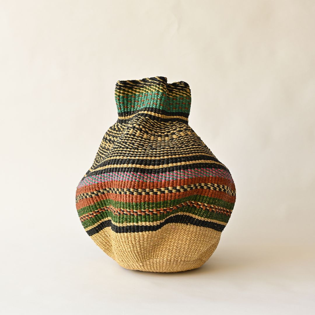 Yoomelingah Sculpture Basket - Handwoven In Ghana